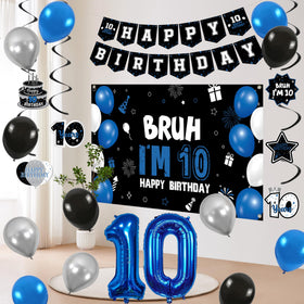 Vlipoeasn latex balloons black blue set of 12 for vibrant balloon garlands.