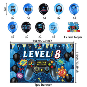 Vlipoeasn level 8 cake topper for a gamer style cake moment