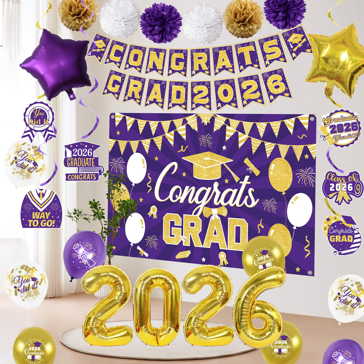Vlipoeasn paper pompoms add color and festive flair