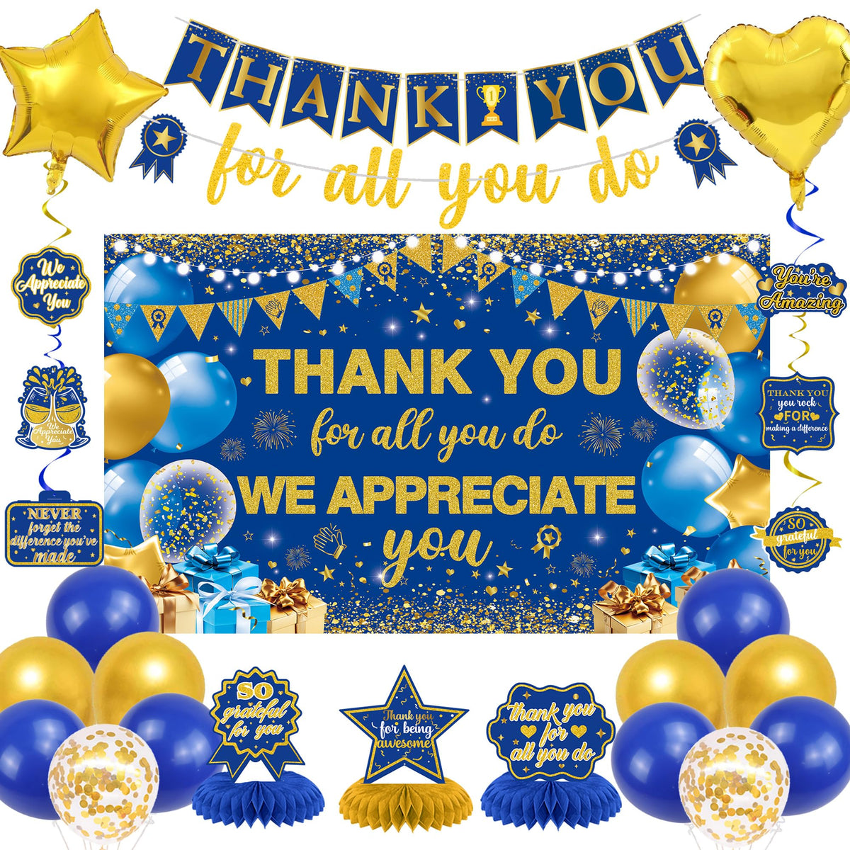Vlipoeasn we appreciate you banner enhances a heartfelt office recognition moment.