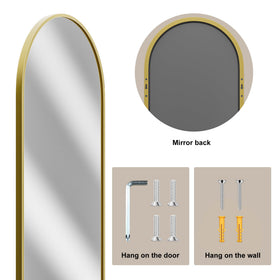 Vlush aviation aluminum frame mirror combines durability with style.