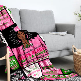 VMASUEY nurse graduation gift blanket celebrating achievement and comfort.