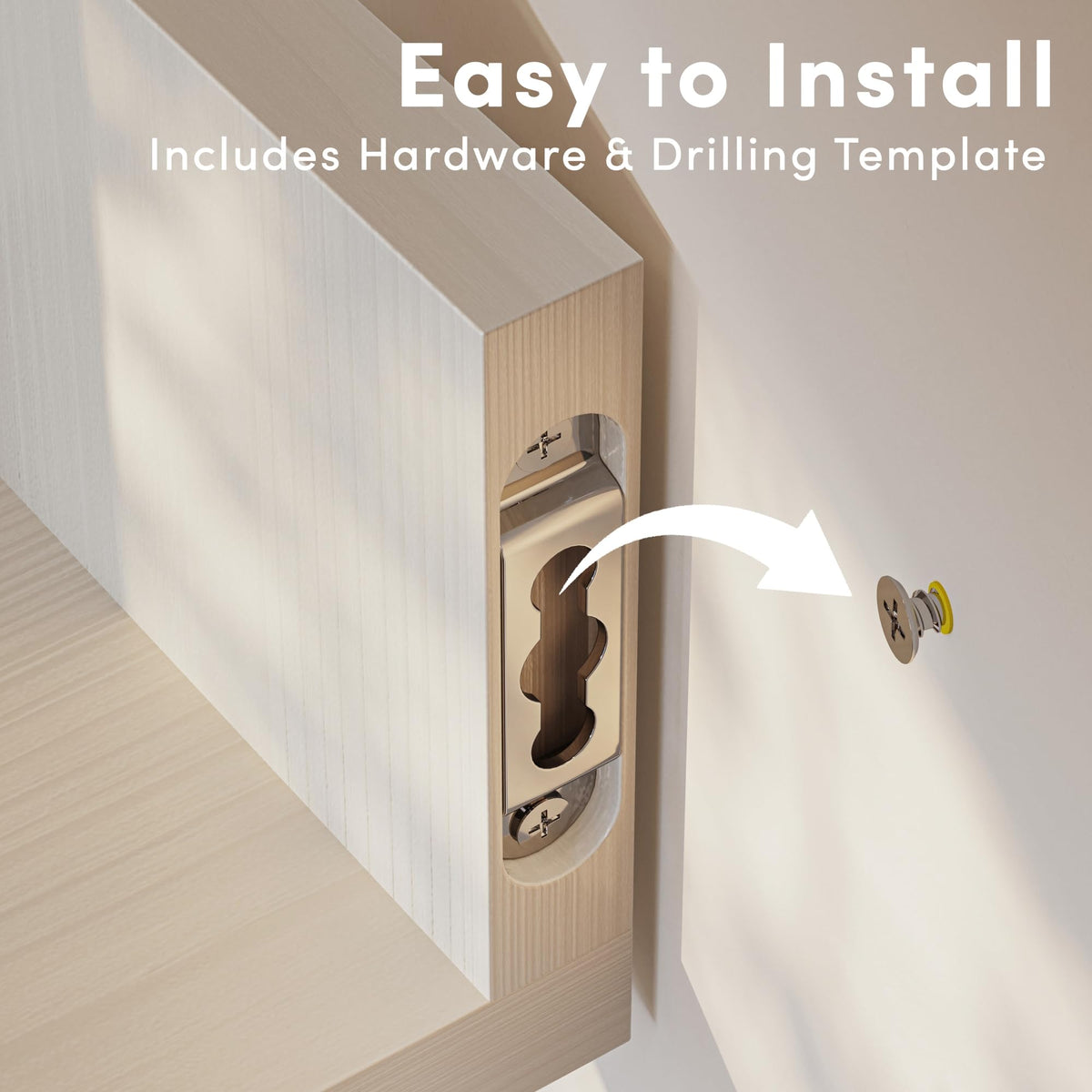 VMROF easy installation guide to mount shelves efficiently