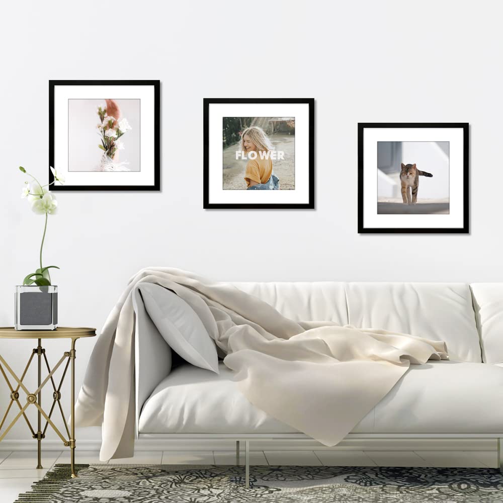 VNVNK 15x15 frame with hanging hardware enables versatile vertical or horizontal wall mounting.