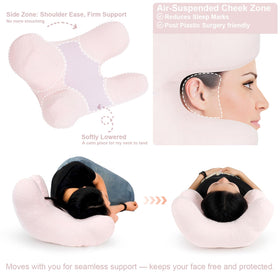 Vocheer detachable pillowcase for easy washing and skin-friendly surface