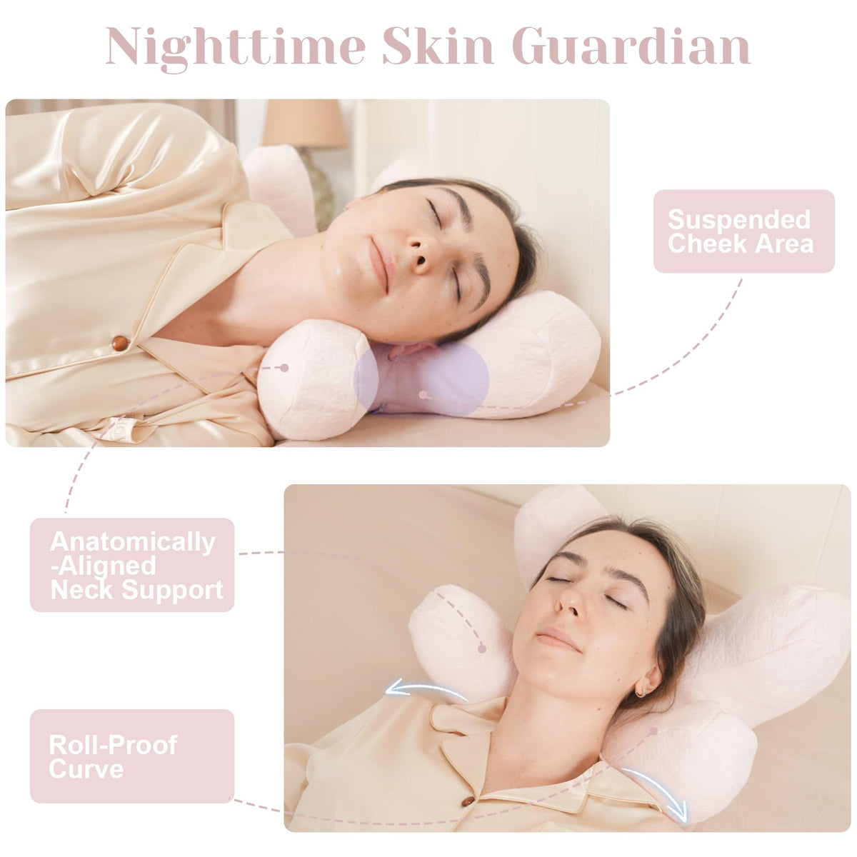 Vocheer pillow interior with down-alternative fill for lasting comfort
