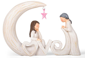 VOFSTAND mom-daughter figurine gift, a heartfelt keepsake to honor their bond.