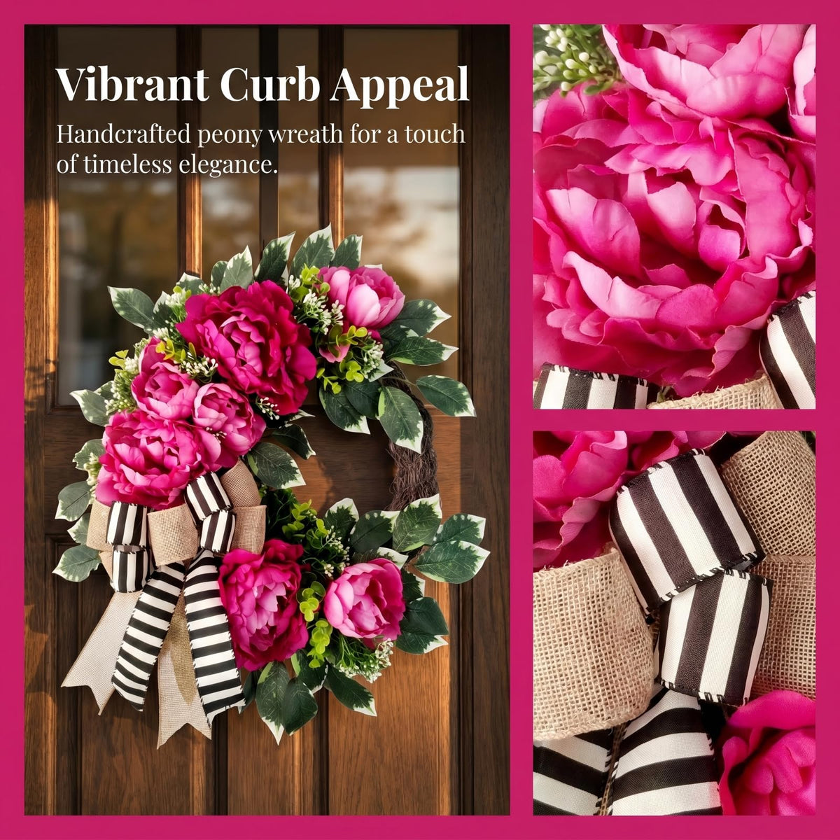 Vofuly gift-ready wreath suitable for housewarmings and weddings