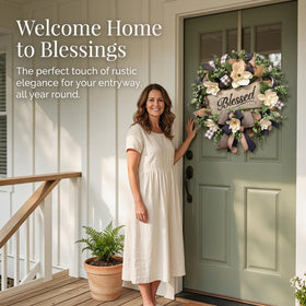 Vofuly housewarming gift wreath offers thoughtful seasonal welcome.