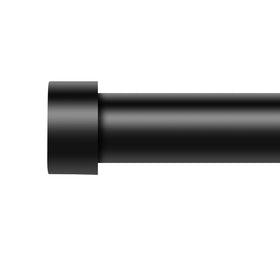 VOIIY adjustable curtain rod extended to 36-144 inches for flexible window fit