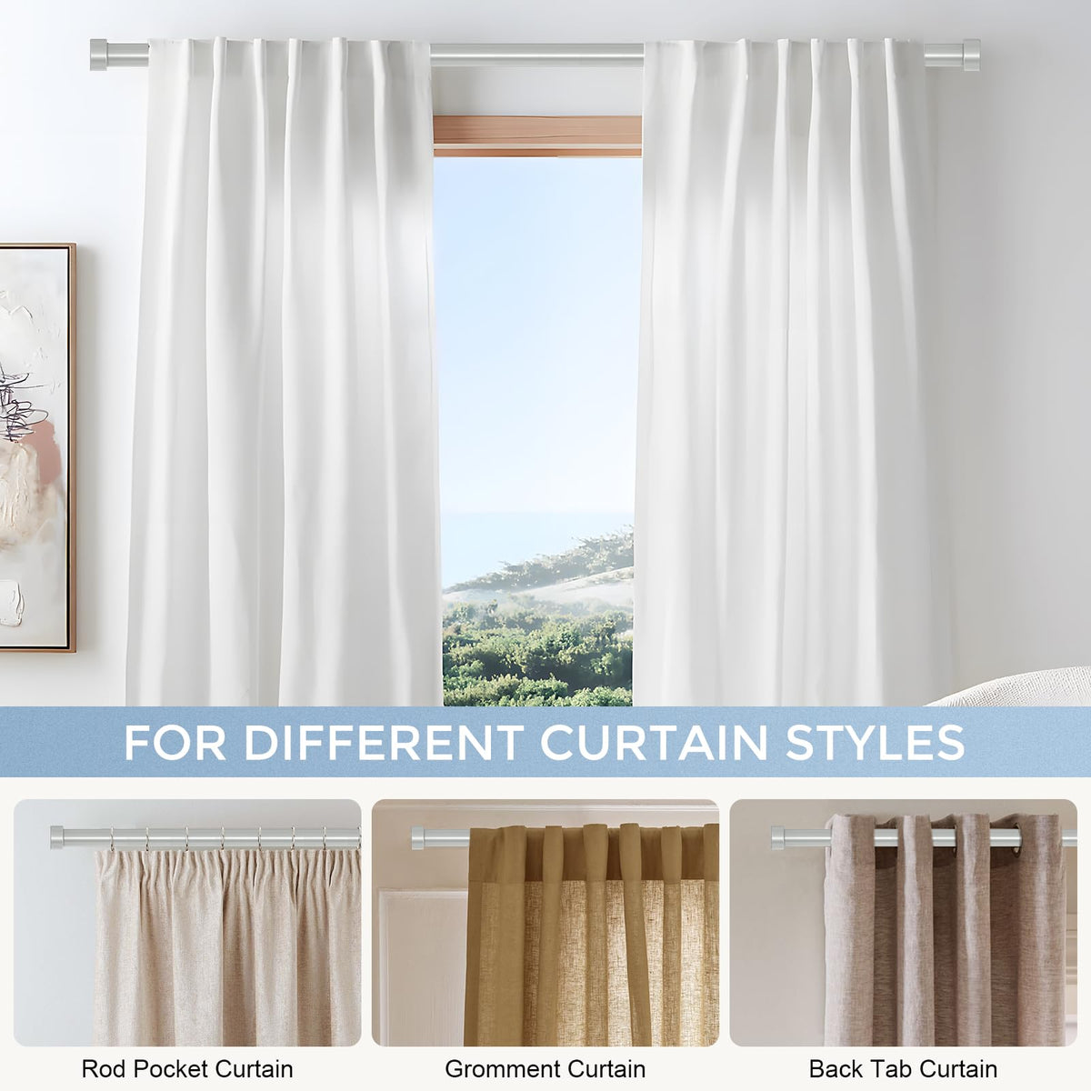 VOIIY width compatibility shows versatile fit for different window sizes.
