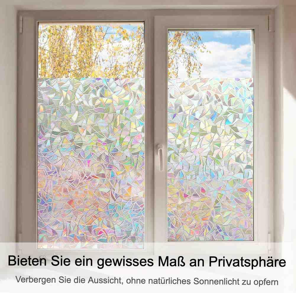 Volcanics privacy film UV protection on sunlit glass reduces glare
