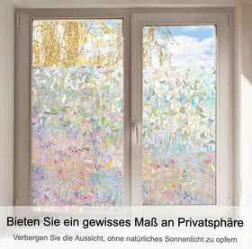 Volcanics privacy film UV protection on sunlit glass reduces glare