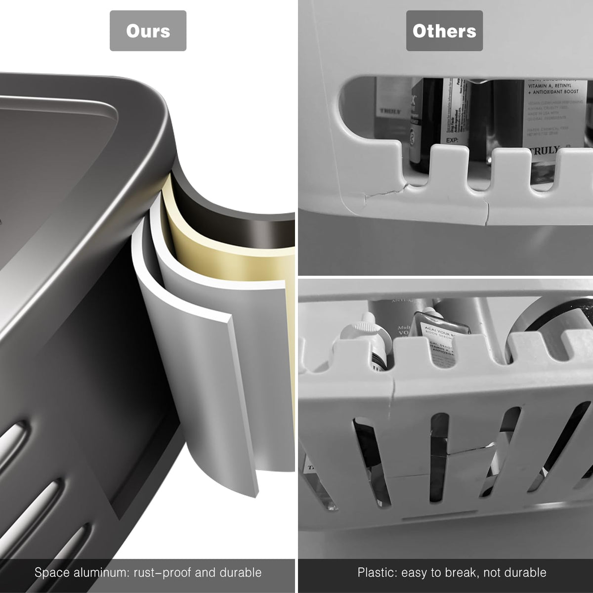 Voldra compact bathroom storage solution maximizes vertical space.