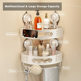 Voldra easy-clean shower shelf for daily maintenance