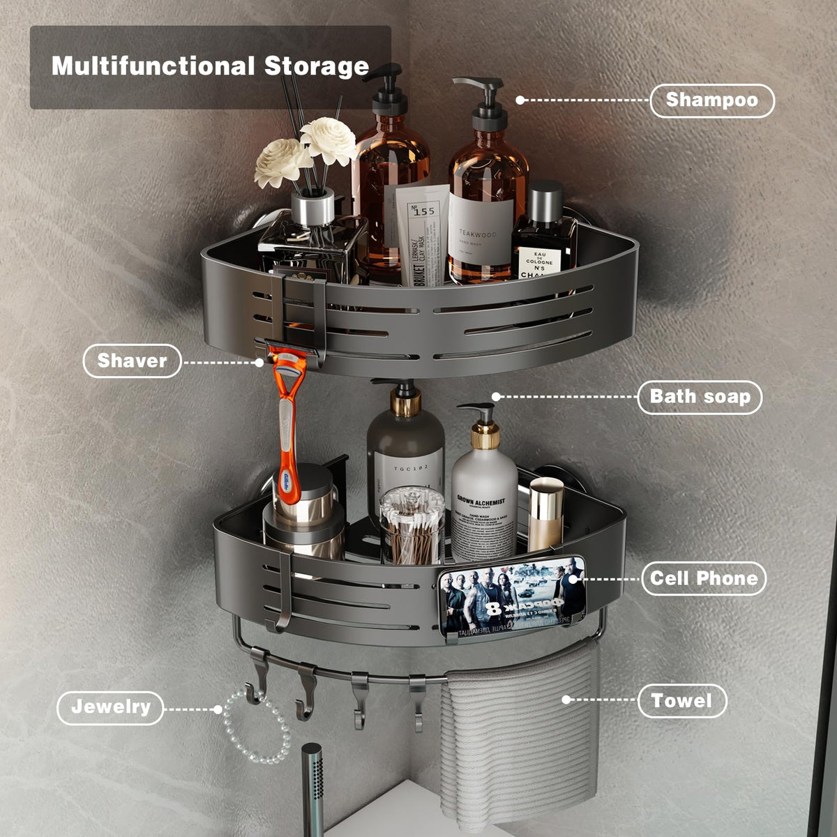 Voldra hollow rust-proof aluminum design for quick drainage.