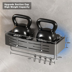Voldra dimensions 12.8 by 5.3 by 2.56 inches maximize vertical space.