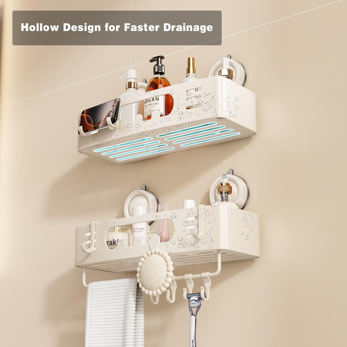 Voldra hollow aluminum design emphasizes rust-proof durability and rapid drainage