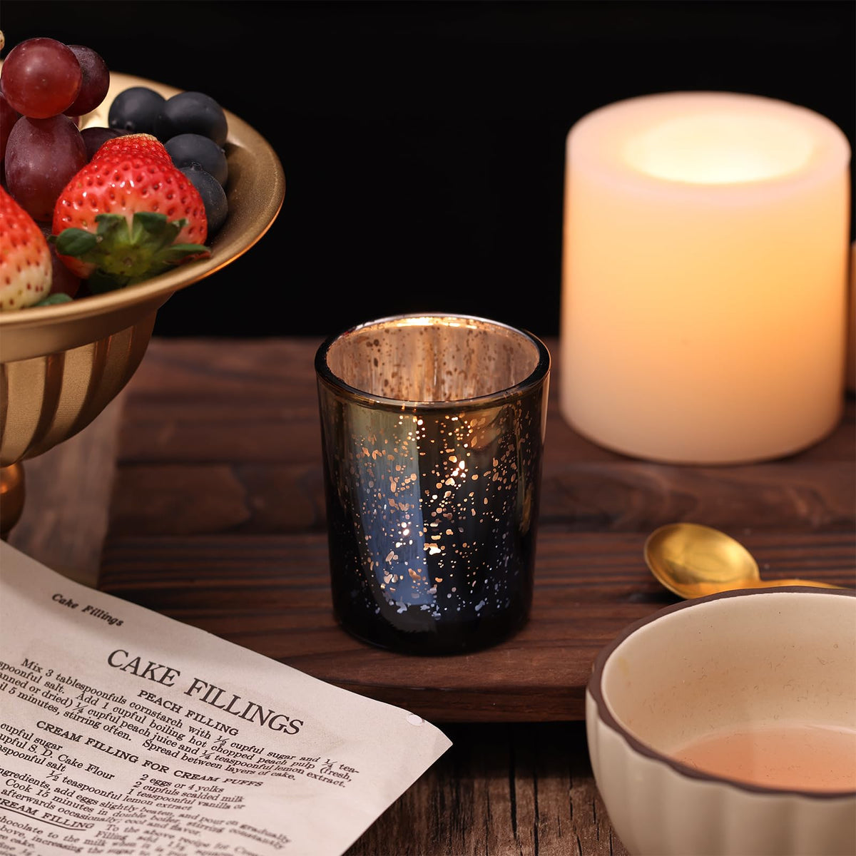 Volens navy decor adds a refined glow to homes
