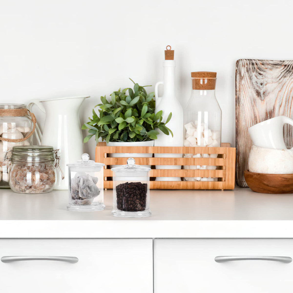 Volisnova bathroom vanity storage in a stylish, farmhouse-inspired setup.