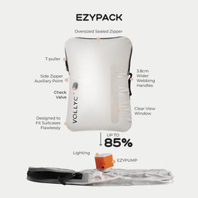 VOLLYC travel bag is TSA-friendly for quick checks and organization
