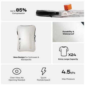 VOLLYC two-in-one design converts into a waterproof backpack