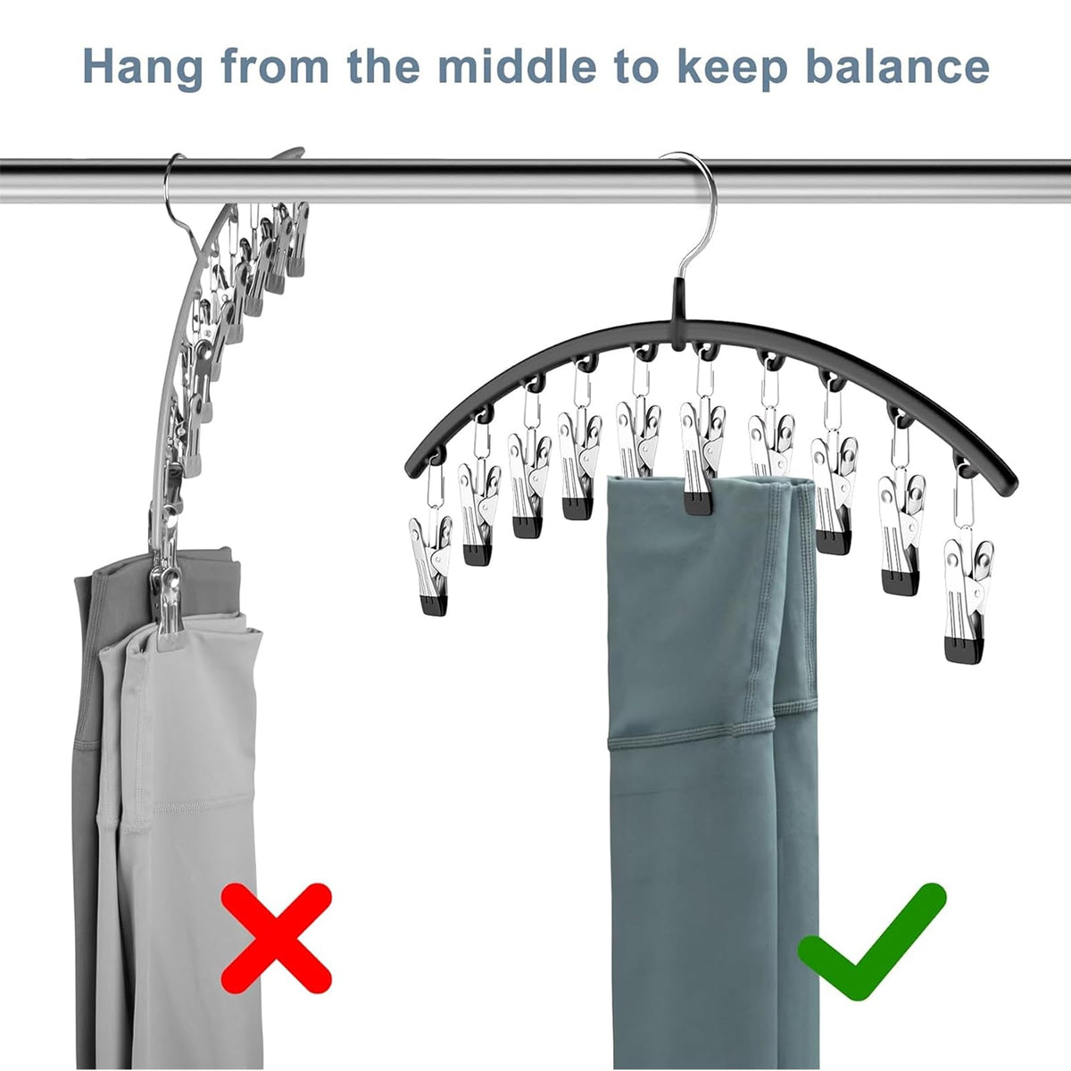 Volnamal space-saving closet organizer reduces clutter and saves space