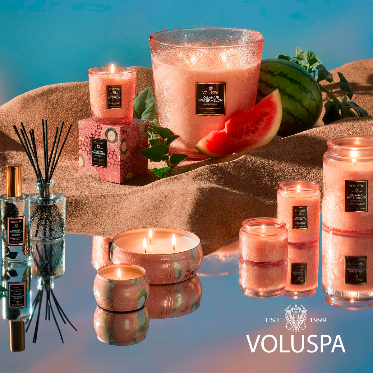 Voluspa Kalahari Watermelon gift-ready packaging for thoughtful gifting