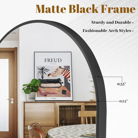 VooBang arch mirror hanging hooks enable easy wall mounting with sturdy support.