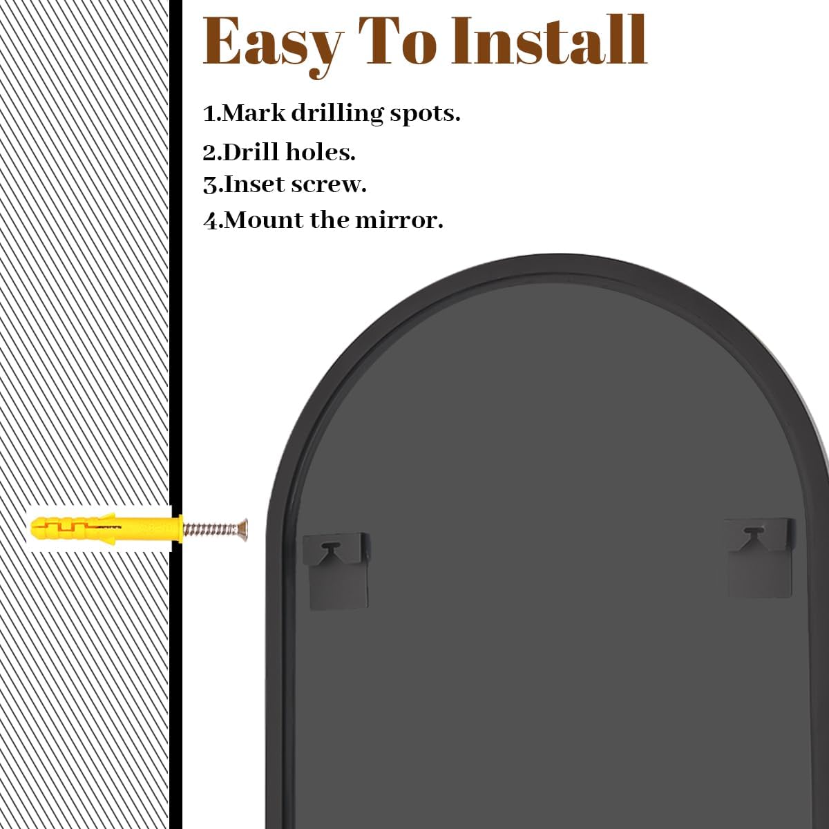 VooBang easy-install back hooks simplify mounting.