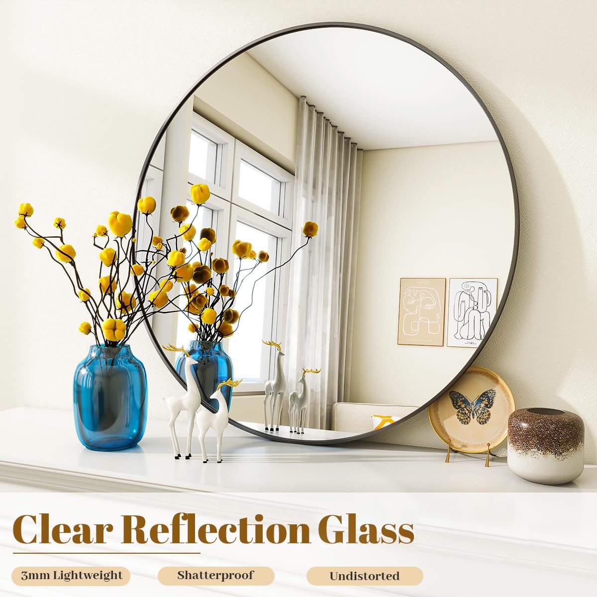 VooBang versatile mirror for hallway, entry, living room styles