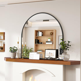 VooBang wide-arched 31x32 mirror offers broad reflection for baths and vanities.