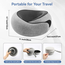 VOOMIKON pillow is lightweight and portable for car rides and trips.
