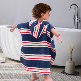 VOOVA & MOVAS towel shown at poolside for beach and swimming use