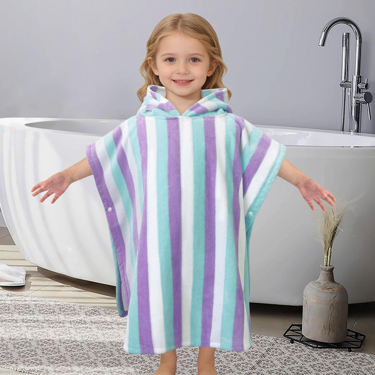 VOOVA & MOVAS towel drying quickly after swim for warmth
