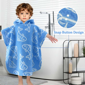 VOOVA & MOVAS pool and beach hooded towel ready for water time