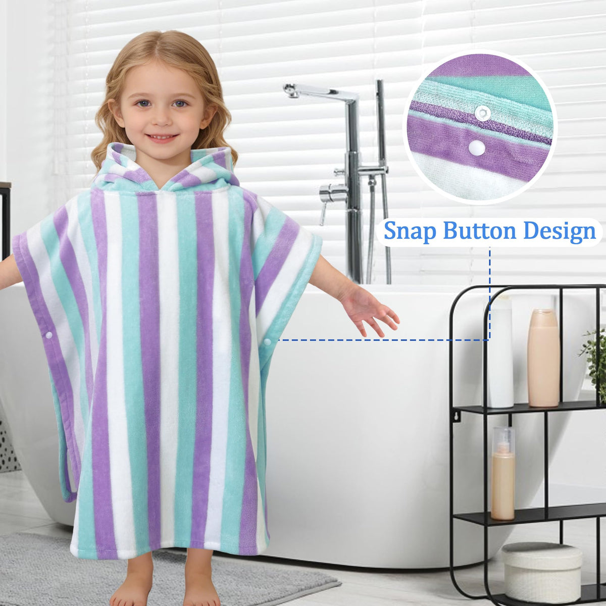 VOOVA & MOVAS towel ready for pool, beach, and bath use