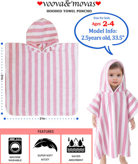VOOVA & MOVAS towel close-up shows soft 100% cotton fabric with high absorbency.