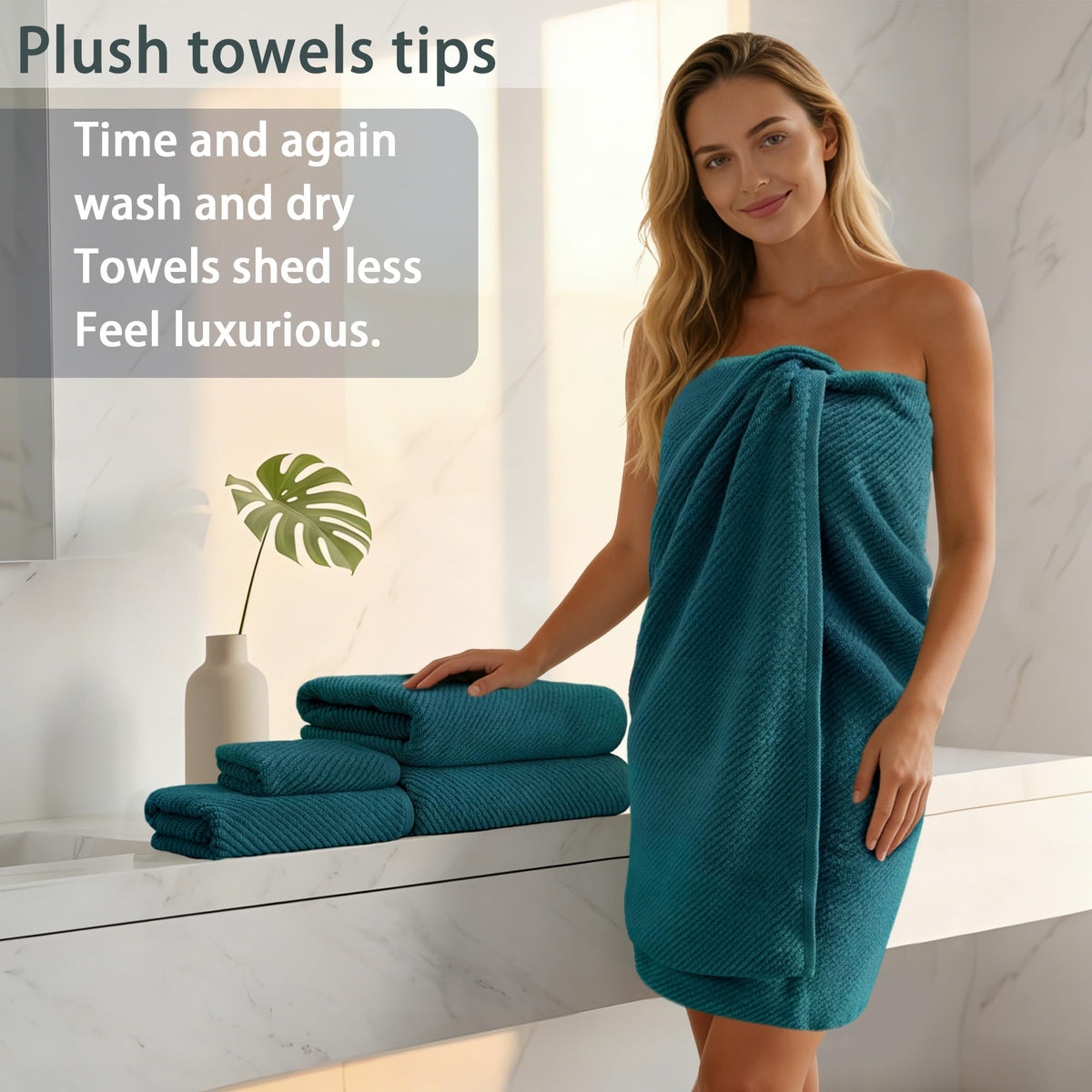VOOVA MOVAS vacuum-packed towels presented as a ready-to-gift option