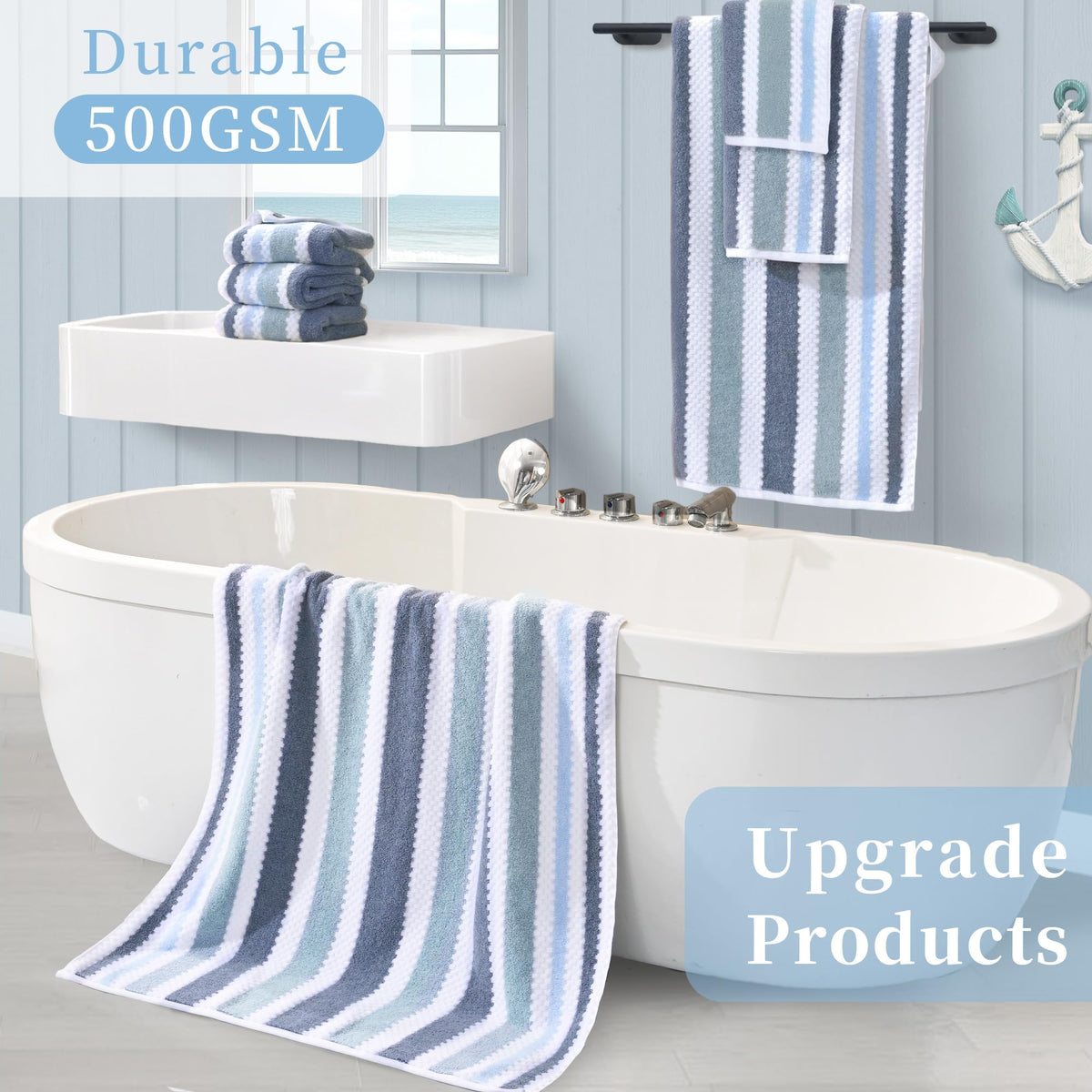 VOOVA & MOVAS easy-care towels for busy bathrooms and daily use