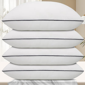 Vorouhals Hotel Collection pillow with breathable cover for cool, skin-friendly sleep.