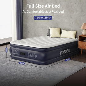 Vosser anti-slip bottom keeps the bed stable on hardwood or carpet.