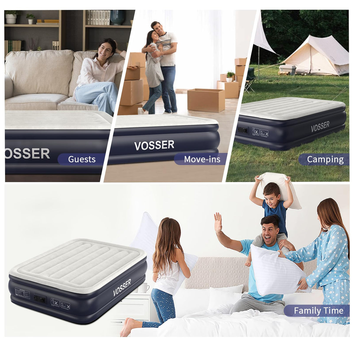 Vosser suitable for home use, guests, or camping trips.