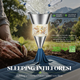 Vosser Lightweight twin mattress ready for camping or guests.
