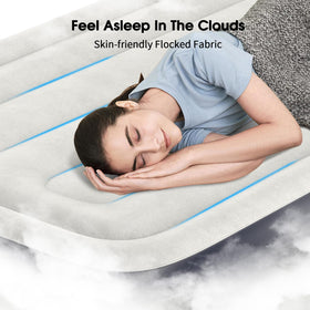 VOSSER Twin XL air mattress ready for travel or guest use.