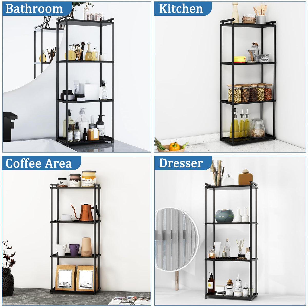 VOTZAAQ vanity storage declutters and brightens dressing area