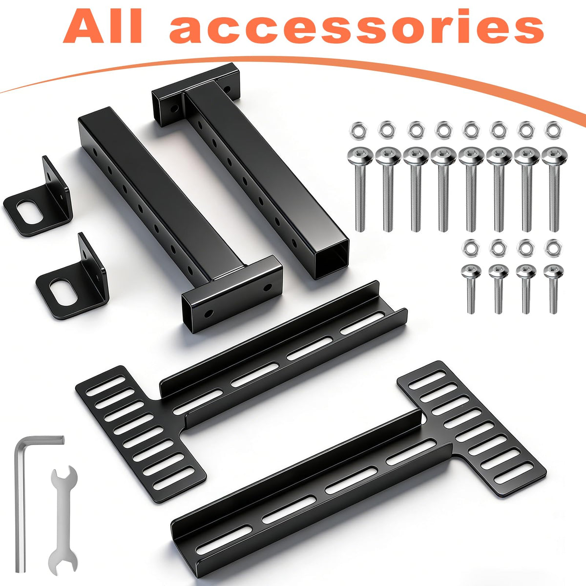 Vovoyager easy installation hardware included for quick, tool-friendly setup
