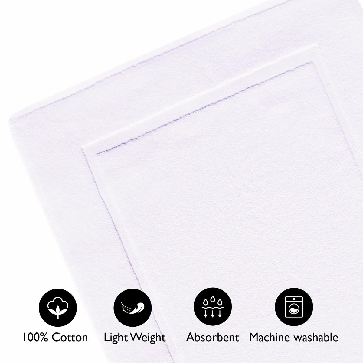 Voyzz Home double-stitched edges boost durability for daily use.