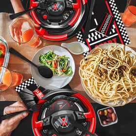 Vpimatero Race Car tableware set: cohesive look for the table.