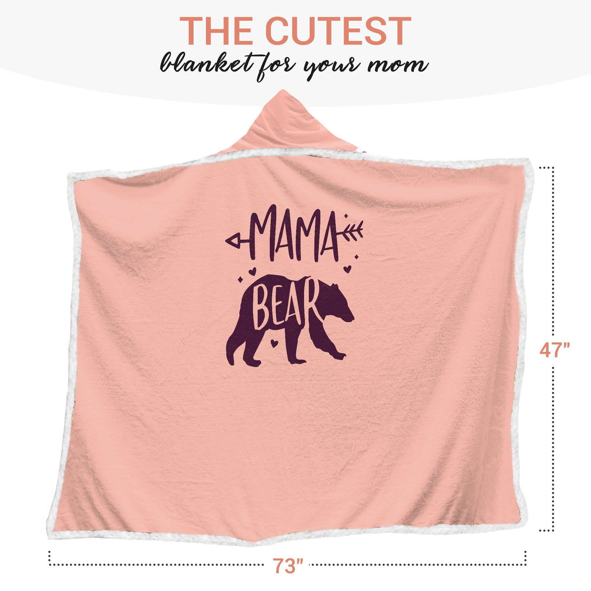 Vprintes Mama Pink hoodie worn from the side for relaxed lounging